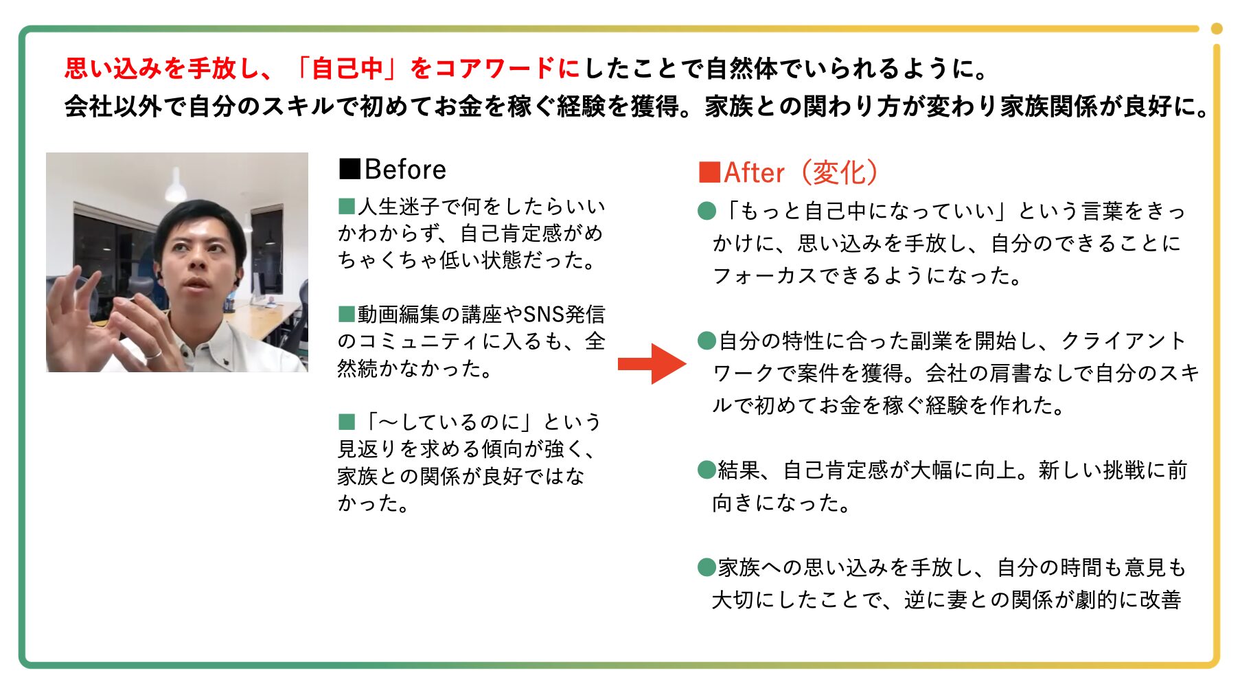 クライアントの声