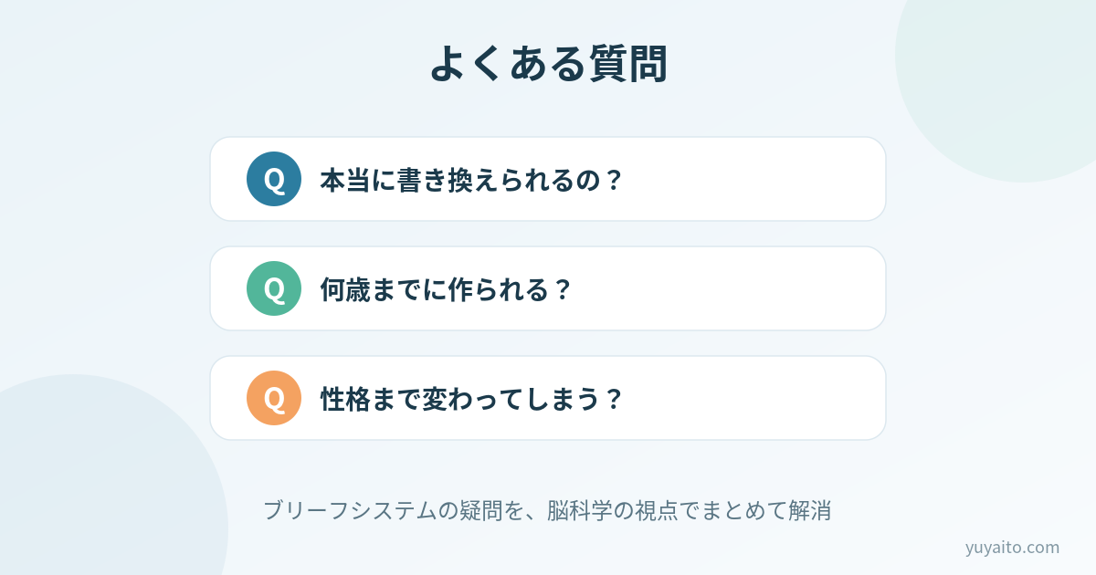 ブリーフシステムに関するよくある質問